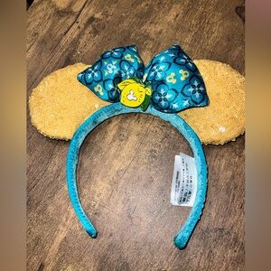 Disney Parks Epcot Saluti Limoncello Italy Minnie Mouse Ears Headband Lemon